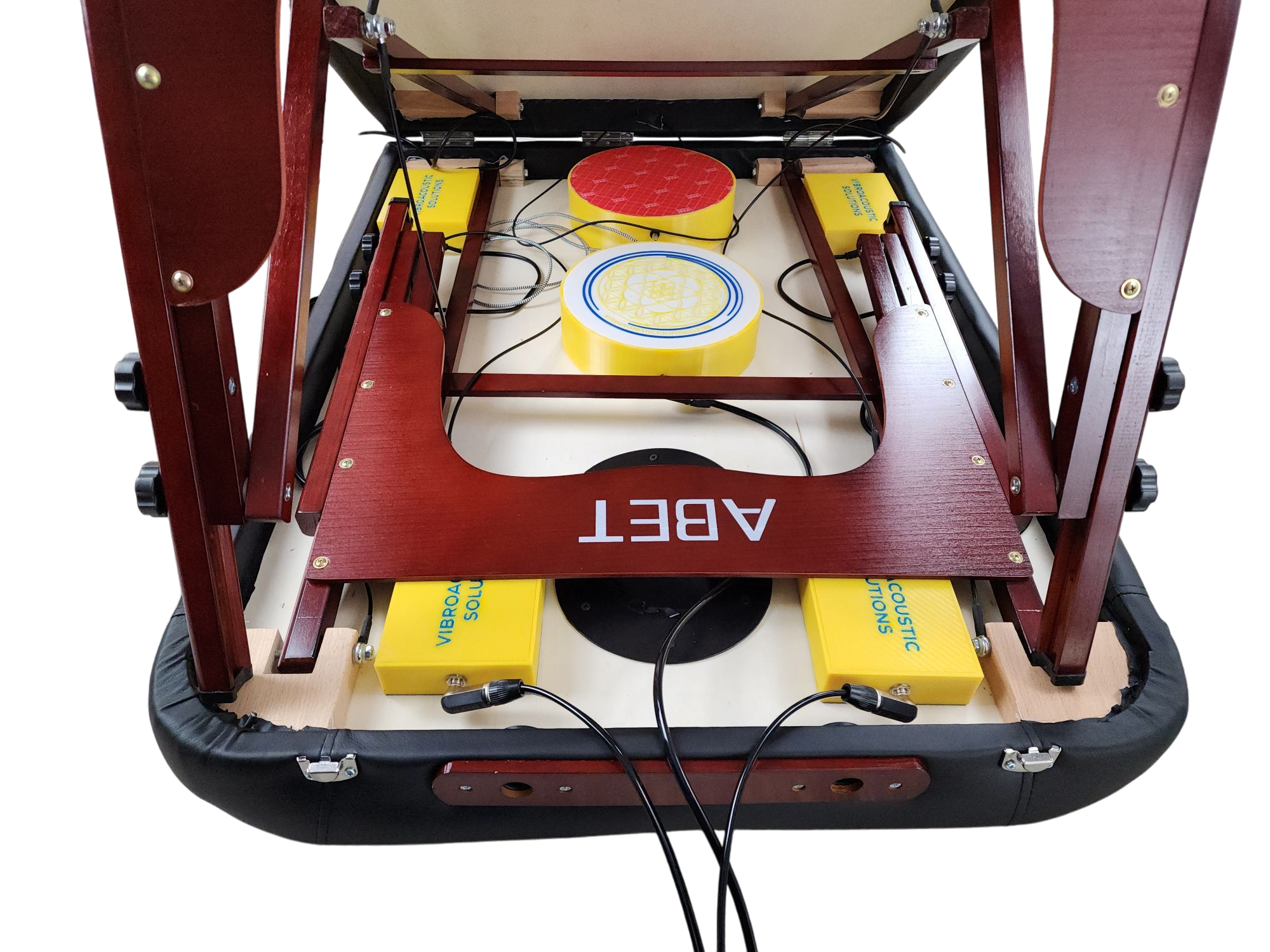 Vibroacoustic Therapy Massage Table Attachments with custom Amplifier Bundle